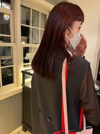 セミロング カラー NOUN所属・eri kinjoのヘアスタイル