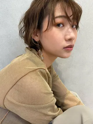 ショート 🍓似合わせカット× パーマ／矢木🍓のヘアスタイル