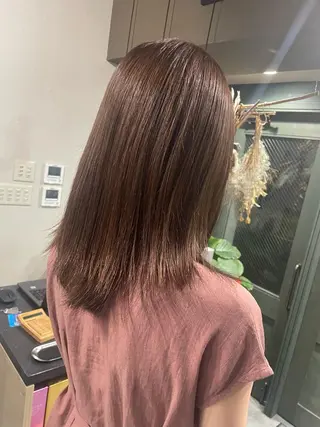 ミディアム 石川 聖奈のヘアスタイル