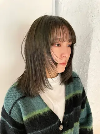 ミディアム ユウナ🎀レイヤー/ 暖色カラーのヘアスタイル