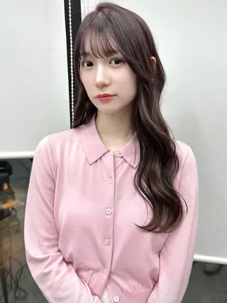 セミロング 韓国/ワンホンヘア 髪質改善/MaCoのヘアスタイル