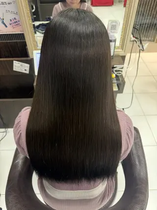 ロング カラー ブリーチ・カットモデ ル🎀serenaのヘアスタイル