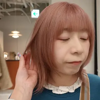 ミディアム カラー ヘアアレンジ 🌐サトウ リョウ🌐のヘアスタイル