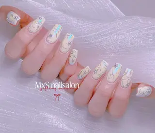 ネイル MxS Nail 【長さだし/フィルイン/マグネット/ワンホンネイル/韓国ネイル/パラジェル】所属・M×S Nail みなのネイルデザイン