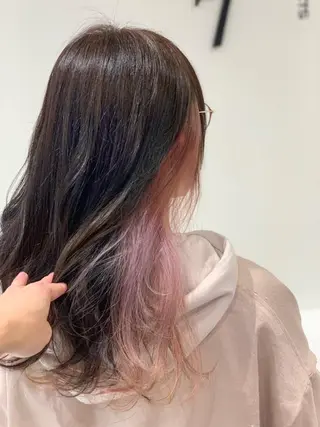 ロング カラー 松吉 純平のヘアスタイル