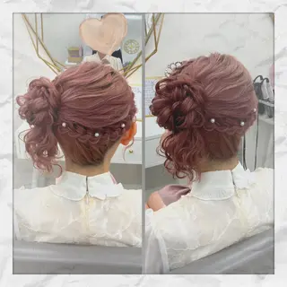 ロング ヘアアレンジ ヘアセット/着付け 𓇼 松本 夏美𓇼のヘアスタイル