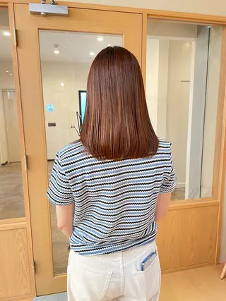 ミディアム 🌈HAPPYになる hair🌈ユウカのヘアスタイル