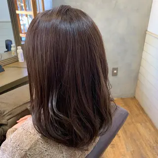 ミディアム カラー ✨️美髪矯正×似合わ せ艶カラー✨藤田透のヘアスタイル