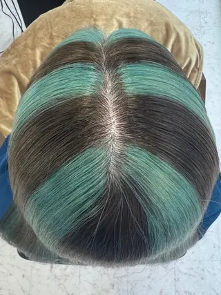 セミロング カラー ヒラガカナ▼ ECLAT HAIRのヘアスタイル