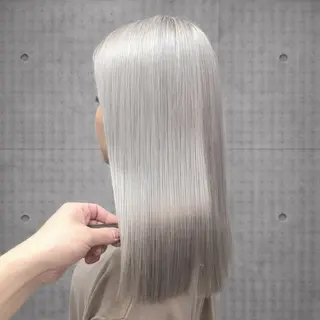 ミディアム カラー ✨ブリーチ支持No1 複雑履歴修正/舘岡のその他イメージ