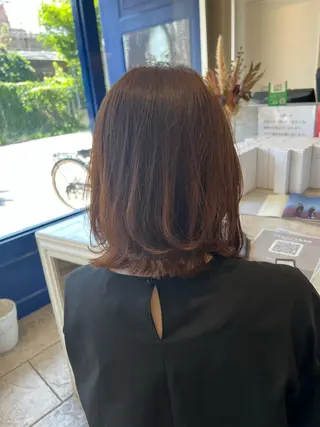 ミディアム パーマ Mirror'所属・ショート/韓国ヘア 押本恵一のヘアスタイル