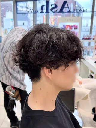 パーマ メンズ 【𝐀𝐬𝐡-池袋 】ひな 🎀💭のヘアスタイル