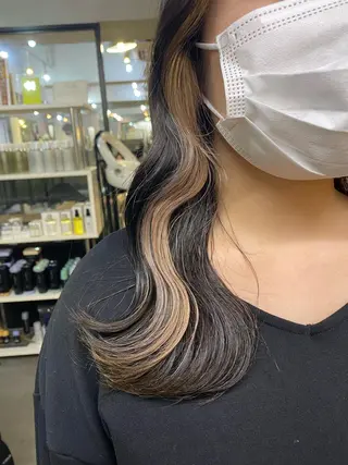 ミディアム 【縮毛矯正髪質改善】 中山健太のヘアスタイル