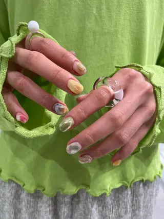 ネイル 【韓国ヘア・ネイル】 HINATA🍒のネイルデザイン