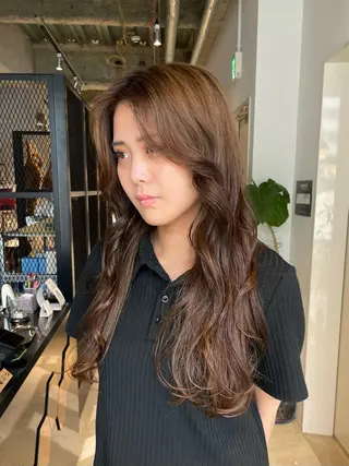 ロング 久永 香奈子のヘアスタイル