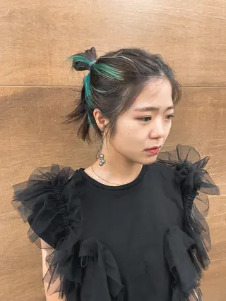 ショート カラー 関 京磨のヘアスタイル