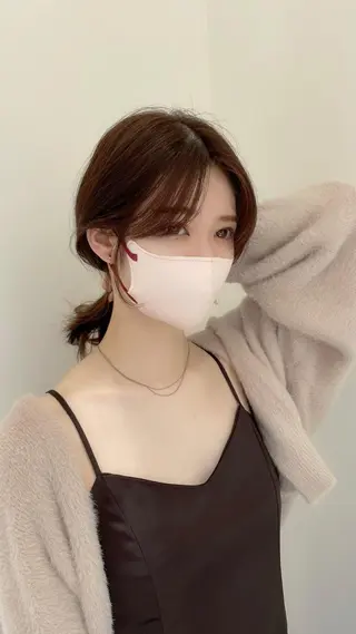 ロング レイヤー/ハッシュ 渋谷/サッタのヘアスタイル