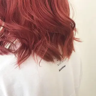 カラー オリーブ/アッシュ やわらか透明感カラーのヘアスタイル