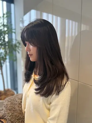 ロング カラー 髪質改善/レイヤー 暖色/shiinaのヘアスタイル