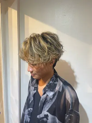 ミディアム Ww..メンズサロン by fifth 大阪梅田茶屋町店所属・メンズパーマ/茶屋町 /瀧内のヘアスタイル