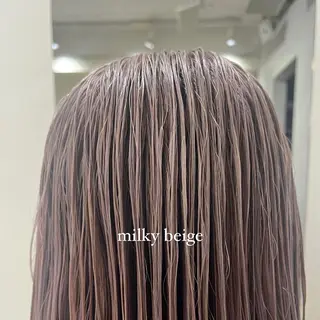 セミロング カラー 🦮shiori アイドルオタク🦮のヘアスタイル