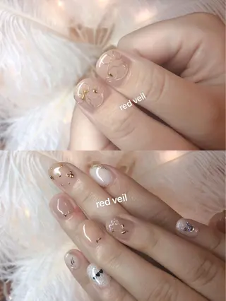 ショート ネイル 長さ出し専門 nynaのネイルデザイン