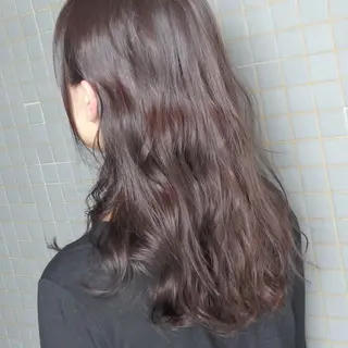 ミディアム セミロング ロング カラー パーマ iplus まつげ、眉毛、耳つぼのマツエク・マツパデザイン