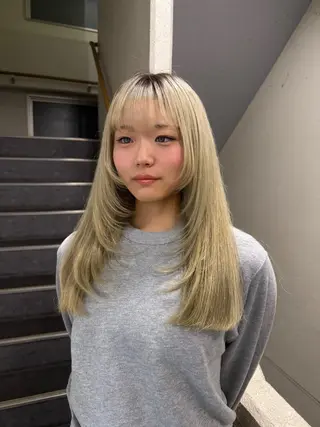 ロング カラーモデル募集中 Rei🐈‍⬛/大宮のヘアスタイル