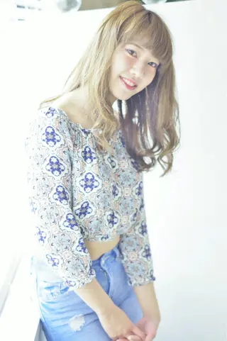 ミディアム カラー 💎髪質改善💎 デザイナーshinのヘアスタイル