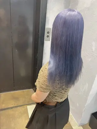 ロング maya レイヤーカットのヘアスタイル