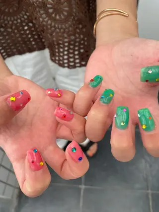 ネイル Nail ヌシん家 AKANEのネイルデザイン