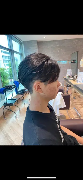 メンズ メンズ特化/フェザー /パーマ/伊勢元のヘアスタイル