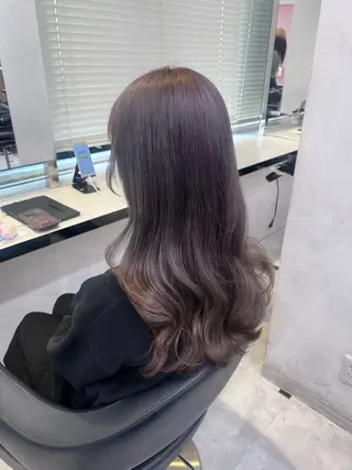 ミディアム カラー ヘアアレンジ 💕上野美容師☁ ブリーチ💖サワのヘアスタイル