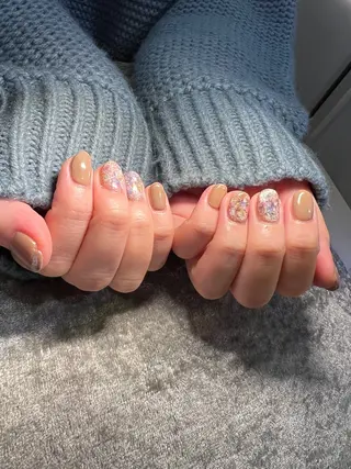 ネイル 個性派ニュアンス nuts nail所属・【池袋】nuts nail　なつみのネイルデザイン