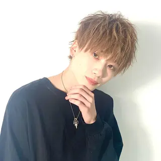 カラー パーマ メンズ 柏メンズカットパーマ NO.1タイチのヘアスタイル