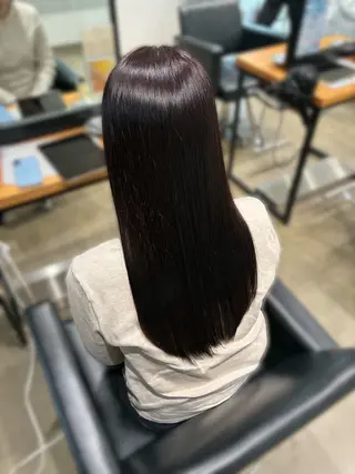 ロング カラー 中谷 美月のヘアスタイル