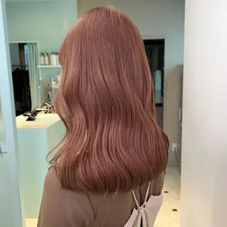 ロング 🩷モテ髪＆透明感 🩷ミルクティー🩷のヘアスタイル