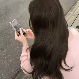 ロング カラー ヘアアレンジ メンズ Ayaka🖤 ブリーチなしカラーのヘアスタイル