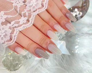 ネイル 23時まで❤︎韓国、 ワンホンネイルのネイルデザイン