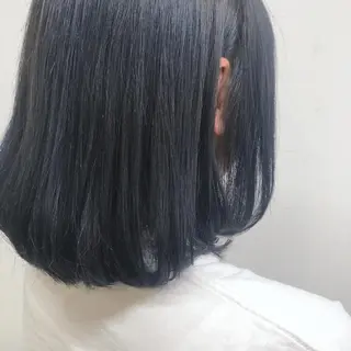 ミディアム 韓国艶カラー🇰🇷 DISCO💙のヘアスタイル