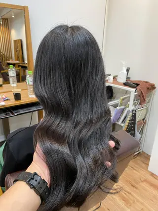 セミロング カラー GO TODAY SHAIRE SALON所属・癖毛&ダメージ改善 カット/soyaのヘアスタイル