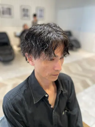 ショート メンズ メンズパーマ/カット / 古川　諒のヘアスタイル