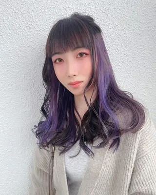 セミロング i'll 髪質改善 淀屋橋 大阪【イル】所属・エクステ/ブリーチ tasukuのヘアスタイル