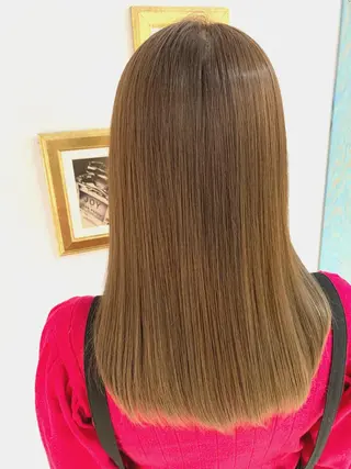 セミロング 【代表】 高瀬慎也/縮毛矯正のヘアスタイル