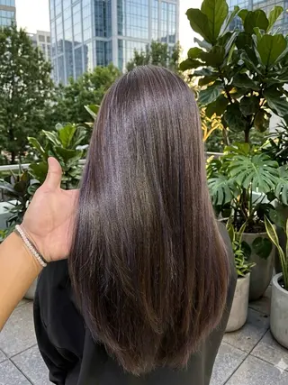 セミロング カラー 海外Style🌱 KOHEIのヘアスタイル