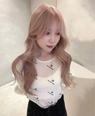 ロング カラー PELE アネックス梅田茶屋町店所属・PELE ハイトーン RIMUのヘアスタイル