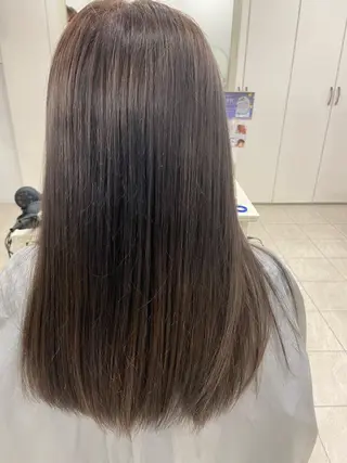 セミロング 平塚/顔周りレイヤー /寒色/きゅうとのヘアスタイル