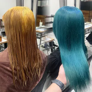 ロング RIO🩶NEXT/ エクステ/ハイトーンのヘアスタイル