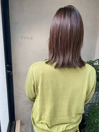 ミディアム カラー ヘアアレンジ stylist/蛯谷 珠里のヘアスタイル