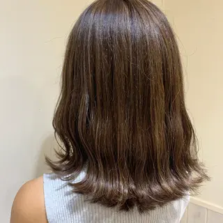 セミロング ボブ/美髪矯正 /佐藤　奈巳のヘアスタイル